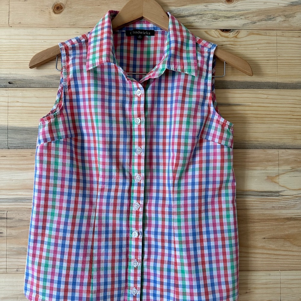 Chadwicks Vibrant Plaid Kids Button-Down Shirt